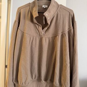 American Eagle Outfitters Tan Sweatshirt
